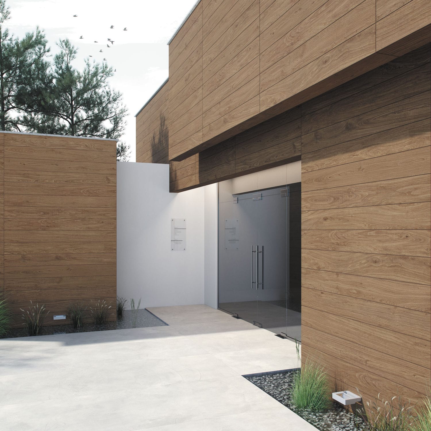 Технология монтажа вентилируемого фасада из керамогранита